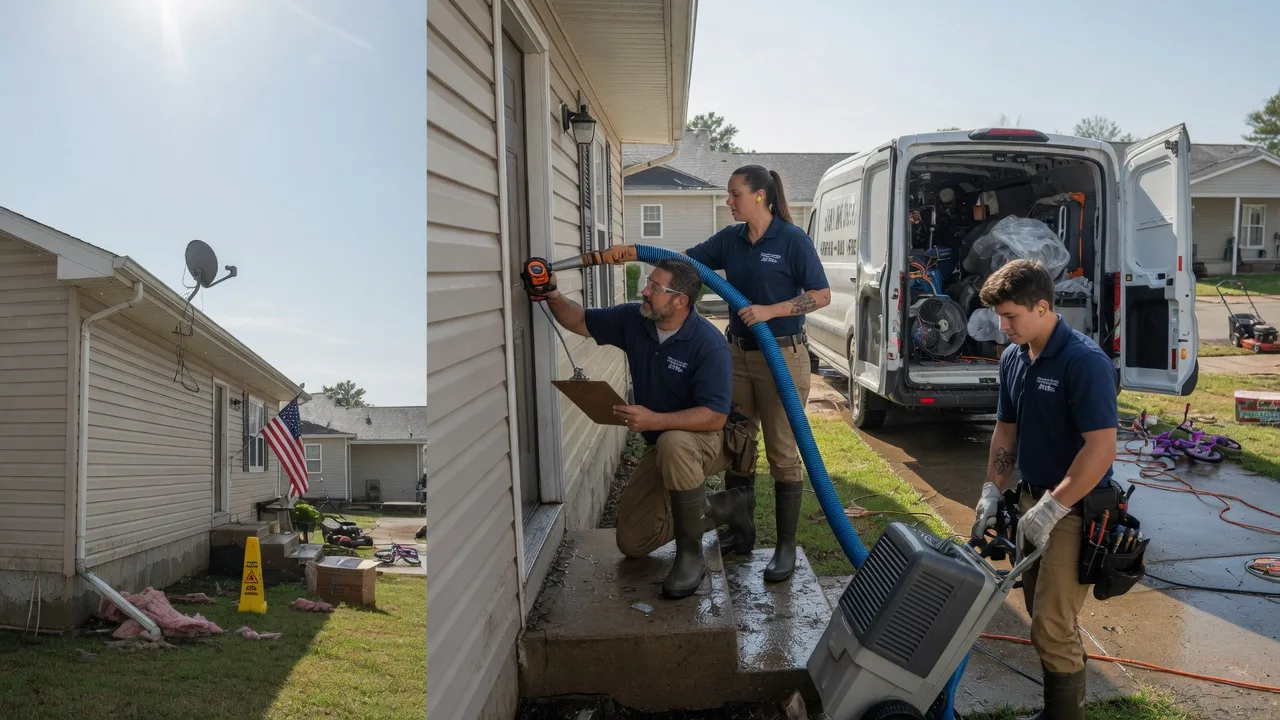 Ceiling Water Damage Restoration in Baroda, MI near me